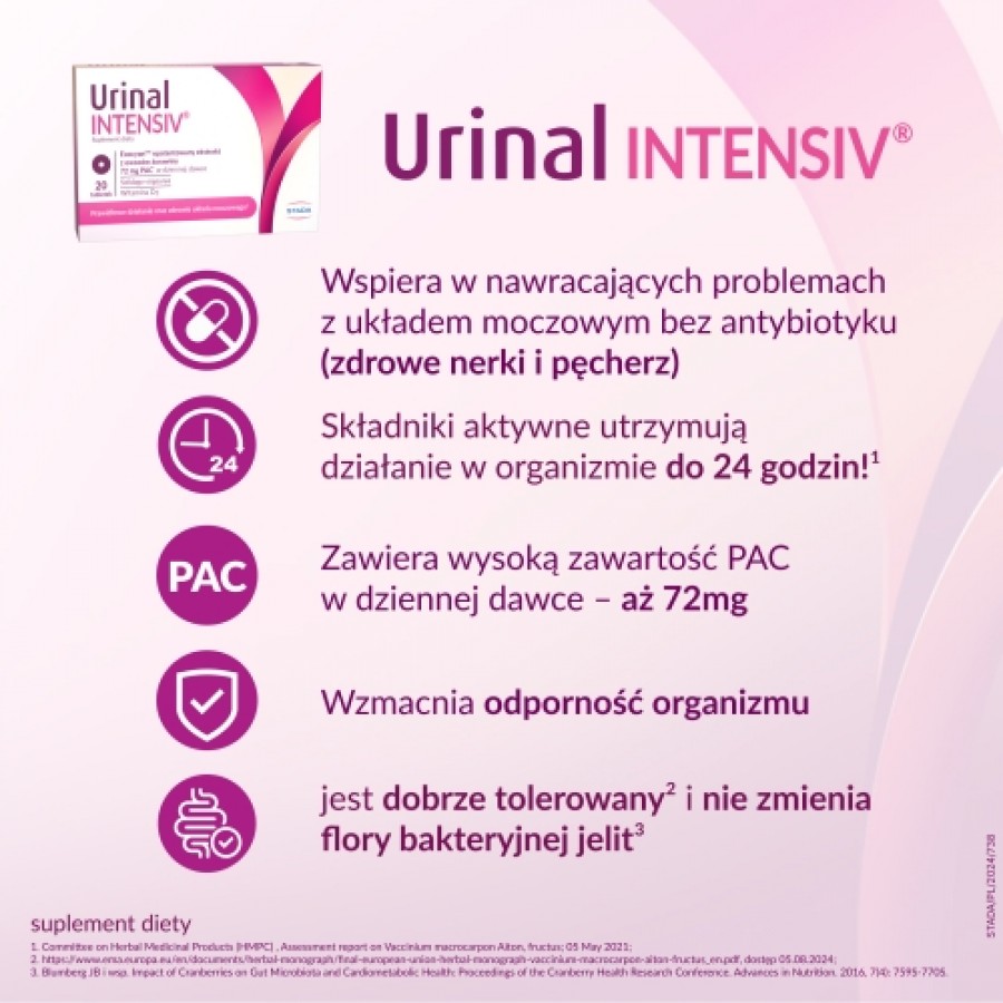 Miniaturka artykułu - #1 Urinal Intensiv, 20 tabl.