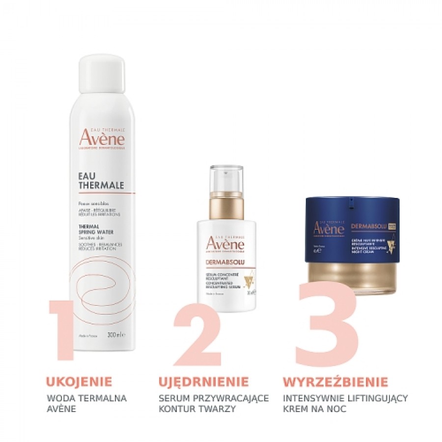Zdjęcie produktu - 2 AVENE DERMABSOLU Intensywnie liftingujący krem na noc, 40 ml