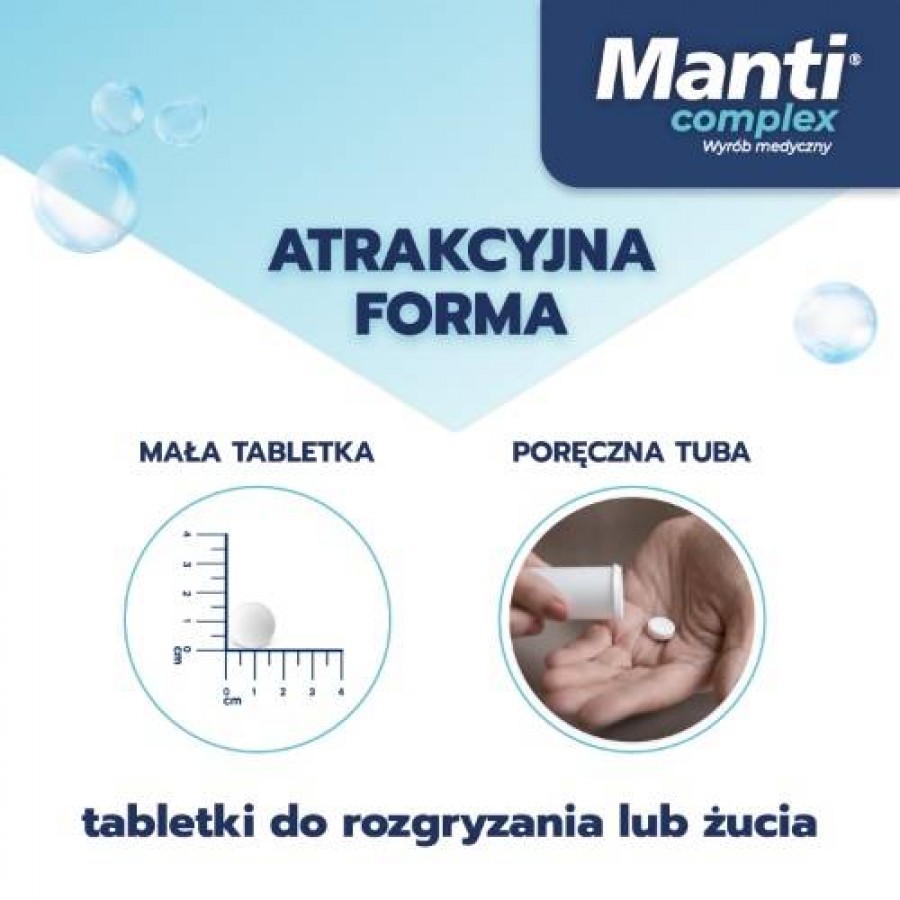 Zdjęcie produktu - 2 Manti Complex 3w1, 20 tabletek do rozgryzania i żucia