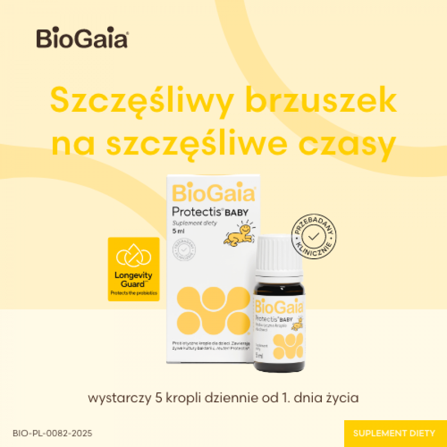 Miniaturka artykułu - #0 BioGaia Protectis Baby Probiotyczne krople dla dzieci, 5 ml