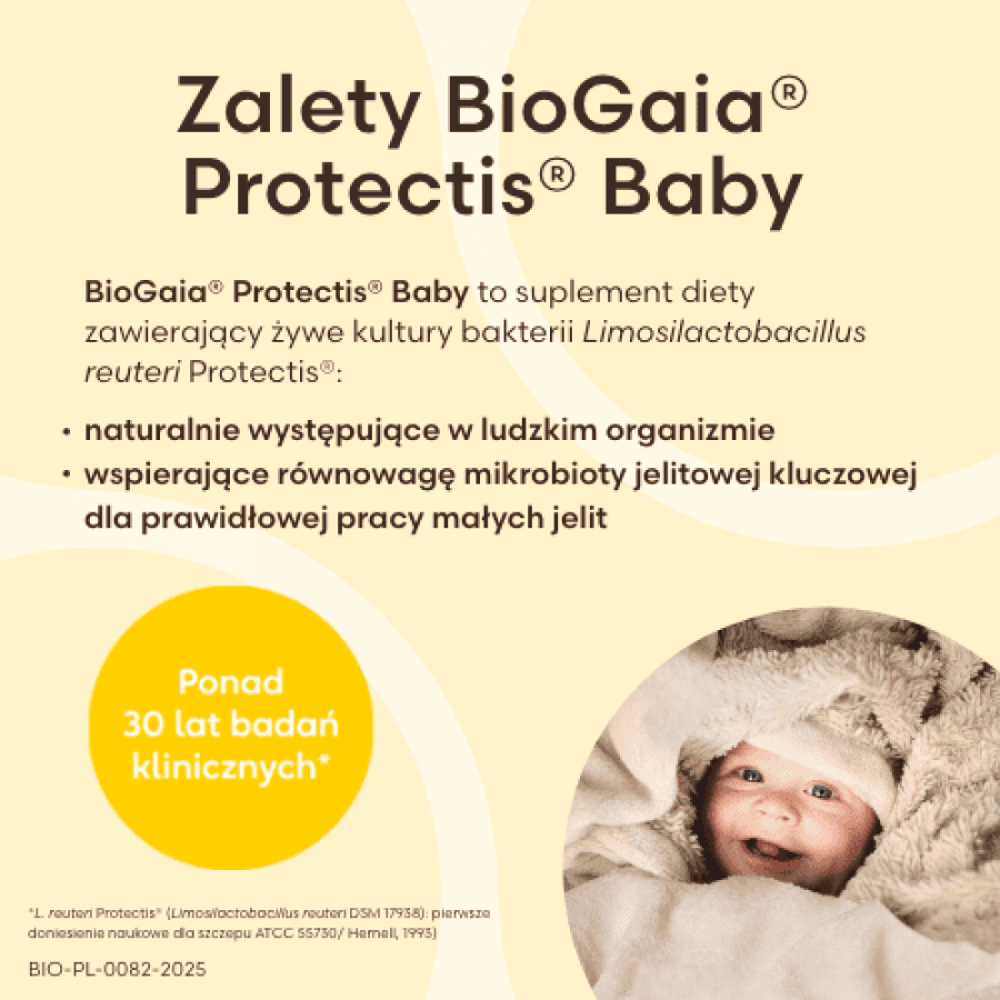 Miniaturka artykułu - #1 BioGaia Protectis Baby Probiotyczne krople dla dzieci, 5 ml