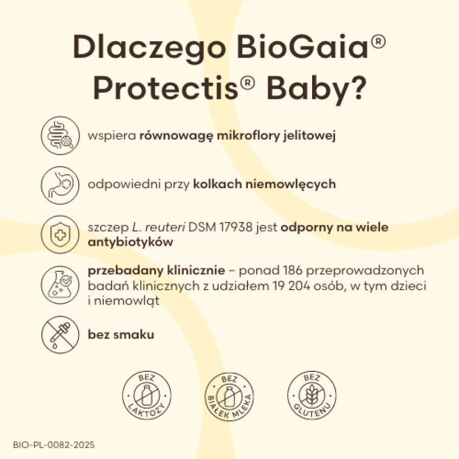 Zdjęcie produktu - 2 BioGaia Protectis Baby Probiotyczne krople dla dzieci, 5 ml