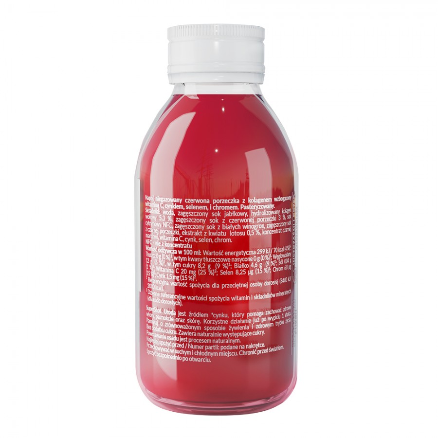 Miniaturka artykułu - #0 PURELLA SuperShot Uroda Lotos + Witamina C + Kolagen, 100 ml