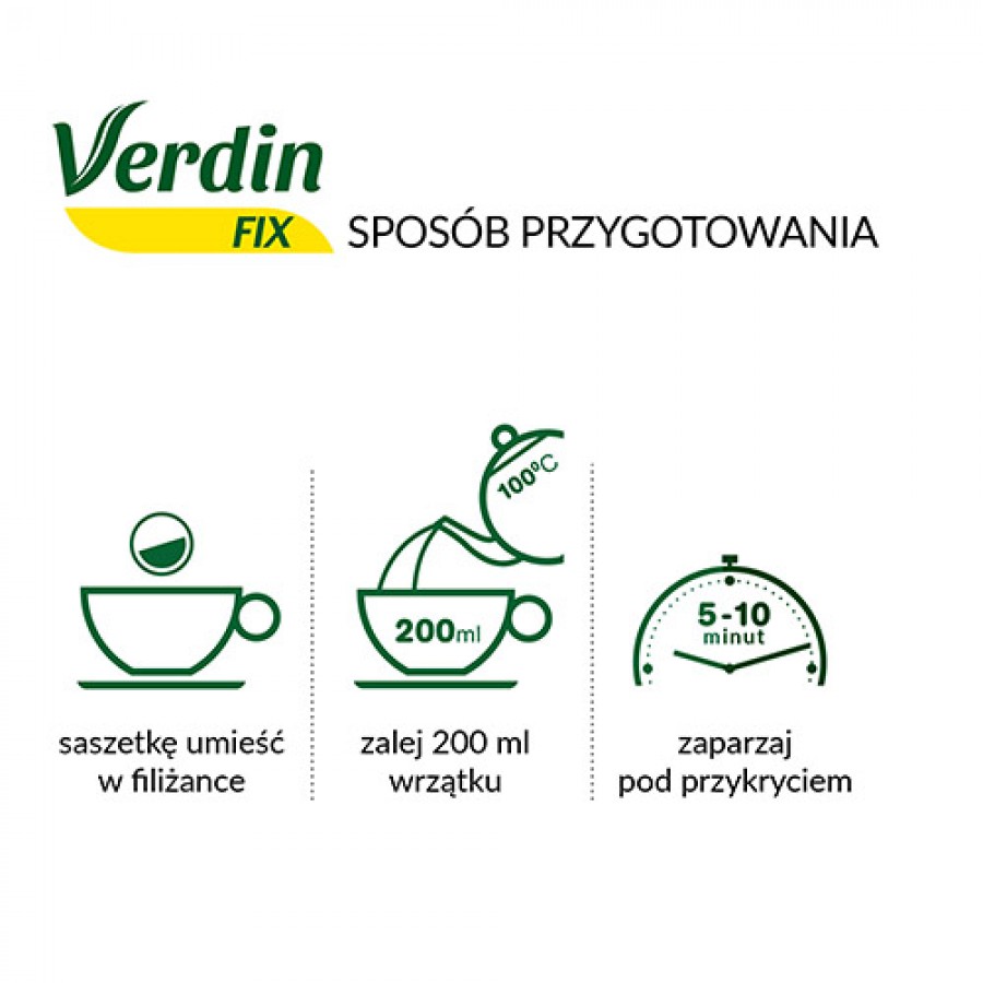 Miniaturka artykułu - #1 VERDIN FIX - 40 saszetek
