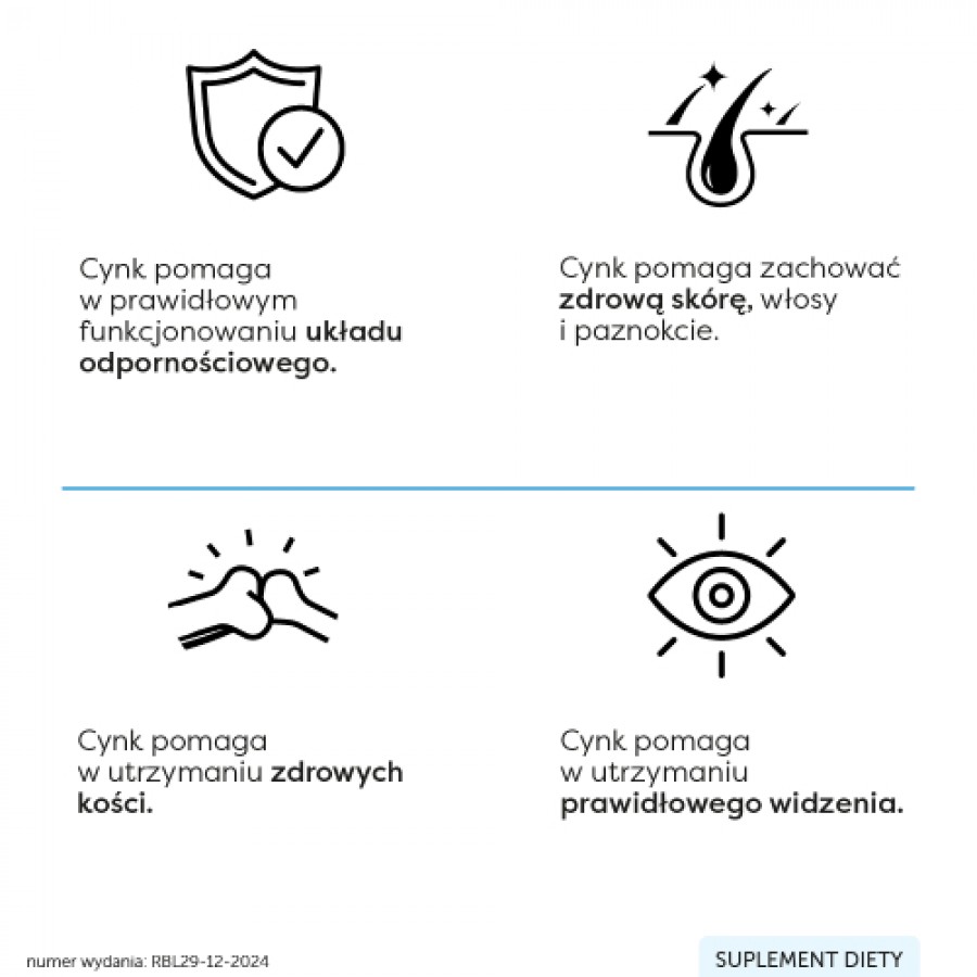 Zdjęcie produktu - 2 SUPTERO Liposomalna Cynk, 30 kaps.