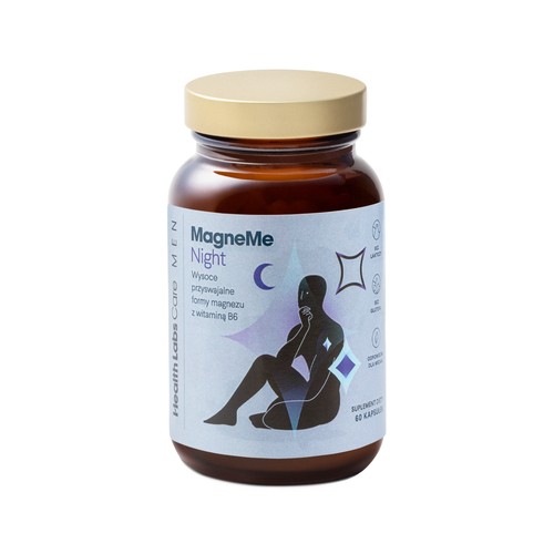 Miniaturka artykułu - #1 Health Labs Men MagneMe Dzień i Noc, 120 kapsułek