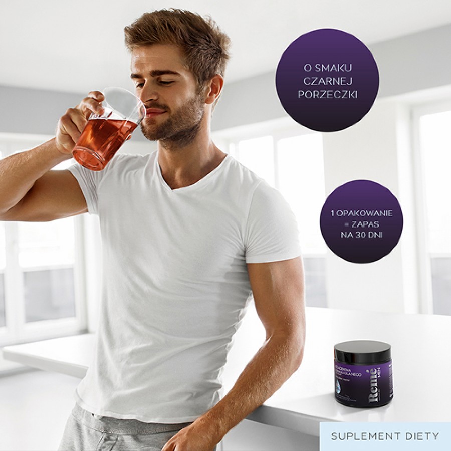 Miniaturka artykułu - #0 REME Men Kolagenowa Formuła Dla Niego Czarna porzeczka, 150 g