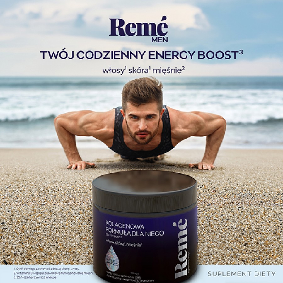 Miniaturka artykułu - #1 REME Men Kolagenowa Formuła Dla Niego Czarna porzeczka, 150 g
