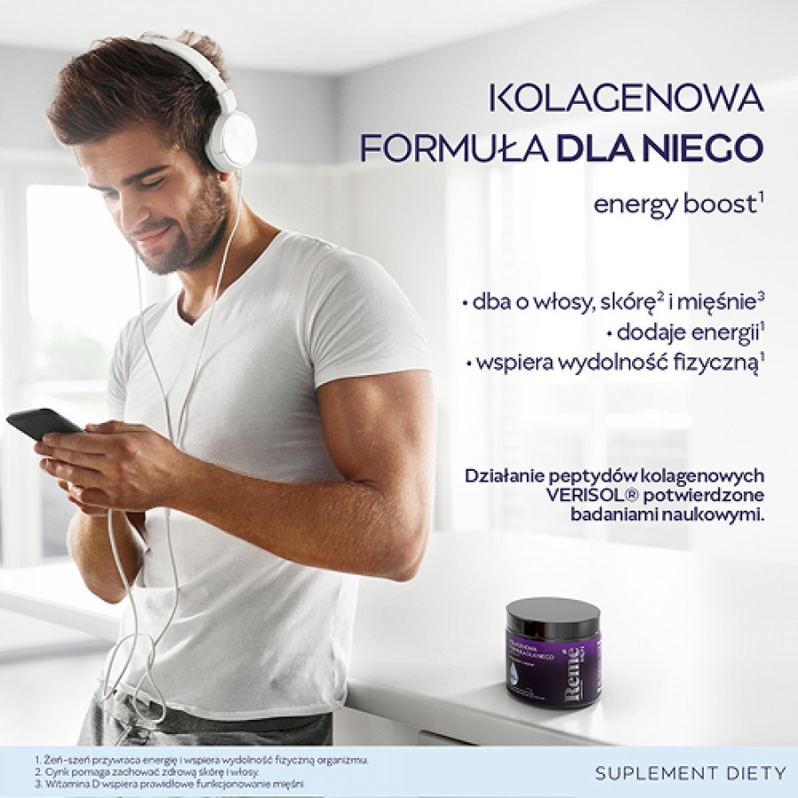 Zdjęcie produktu - 5 REME Men Kolagenowa Formuła Dla Niego Czarna porzeczka, 150 g