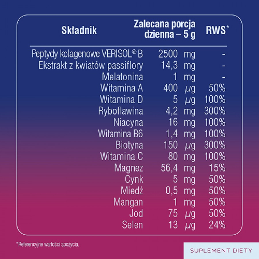 Zdjęcie produktu - 4 REME Night Kolagenowa Formuła Piękna Owoce leśne, 150 g