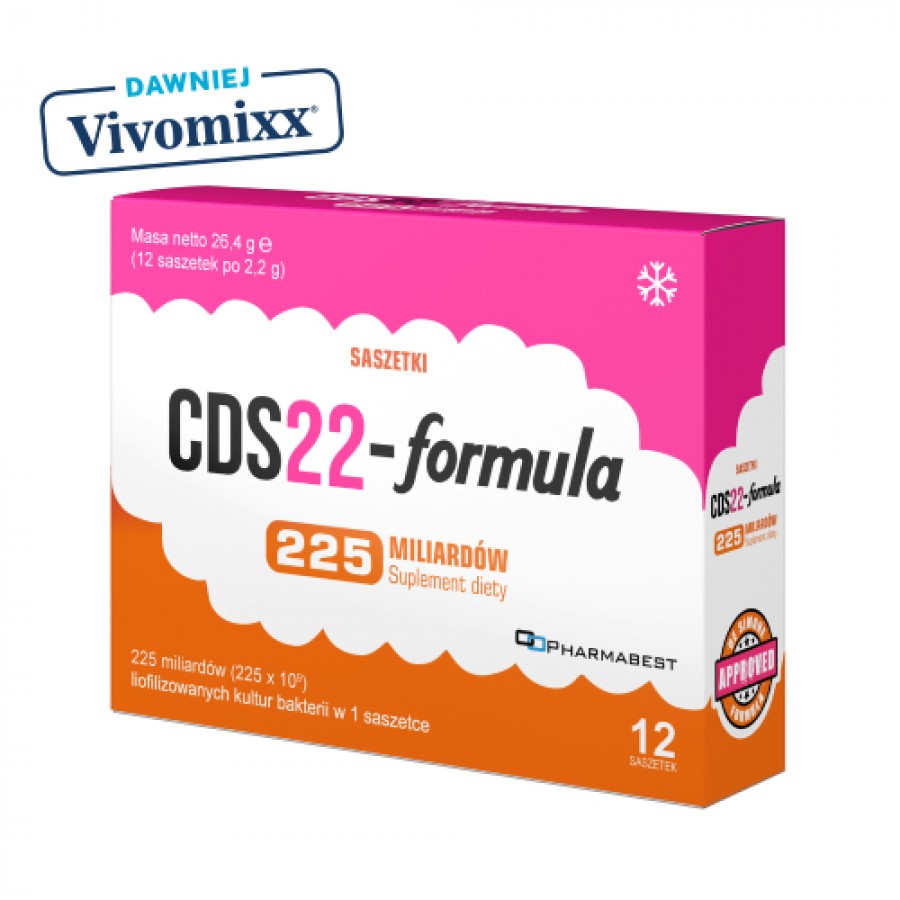 Miniaturka artykułu - #0 CDS22-formula 225 mld proszek do sporządzenia zawiesiny, 12 sasz. (dawniej Vivomixx)