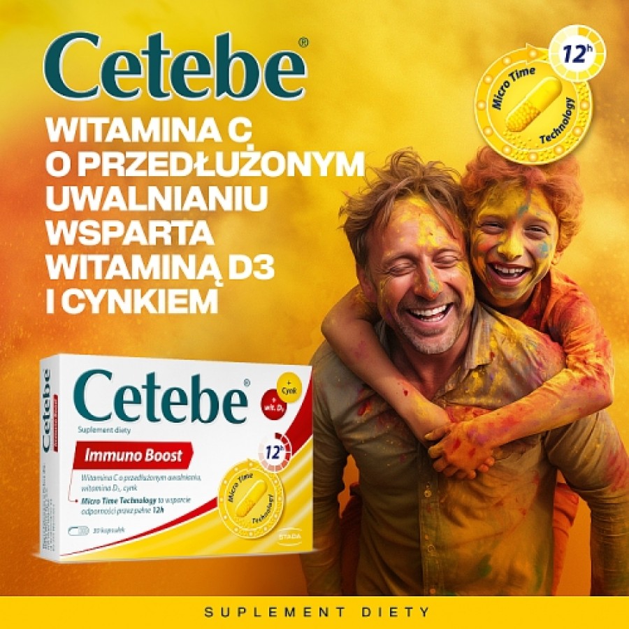 Miniaturka artykułu - #0 Cetebe Immuno Boost, 30 kaps.