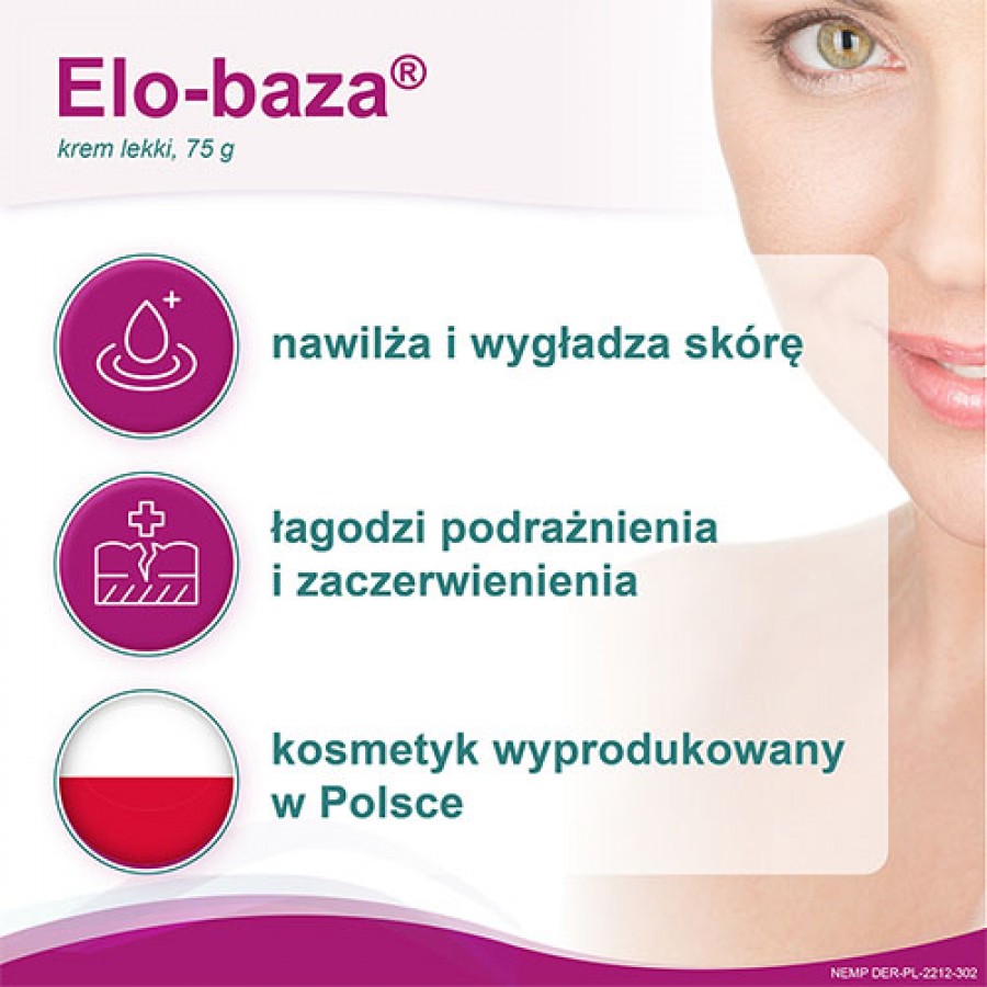 Miniaturka artykułu - #1 ELO-BAZA Krem Lekki, 75g