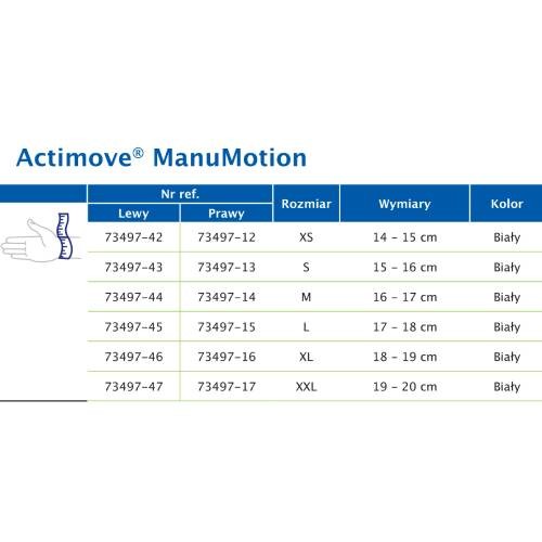 Miniaturka artykułu - #0 Actimove Professional Line Orteza stabilizująca nadgarstek ze wzmocnieniem i kompresją medyczną (XL) prawa biała