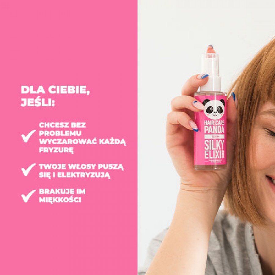 Miniaturka artykułu - #0 NOBLE HEALTH Hair Care Panda Silky Elixir Serum naprawcze, 50 ml
