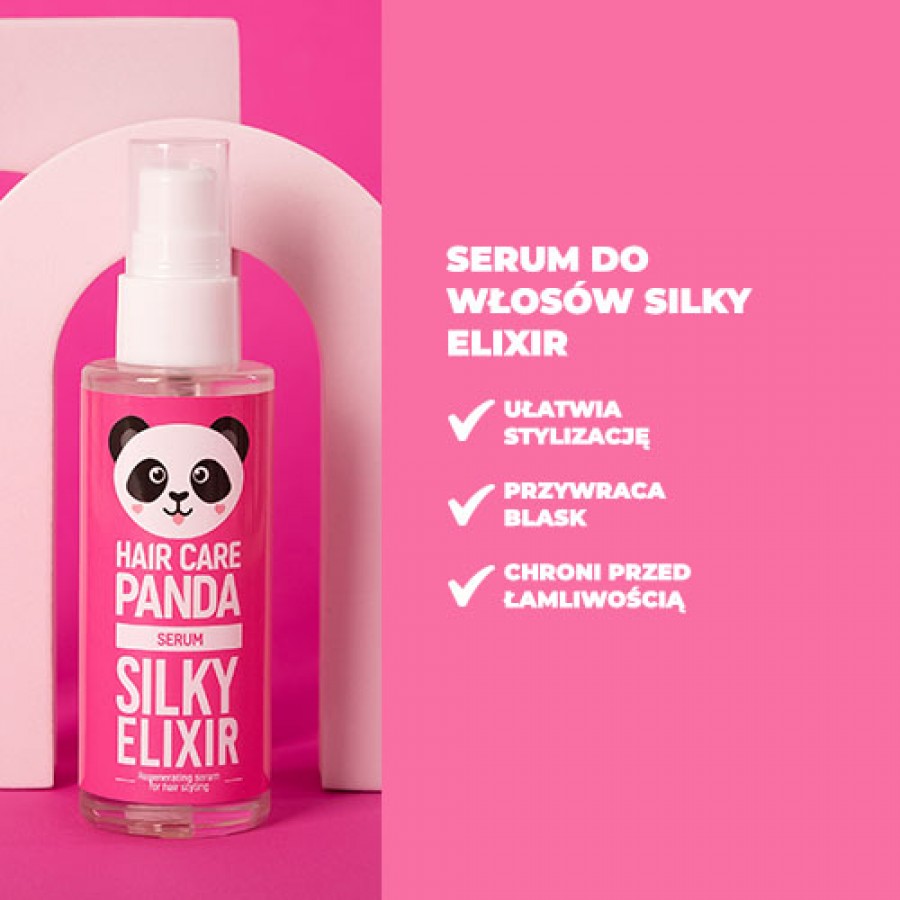 Miniaturka artykułu - #1 NOBLE HEALTH Hair Care Panda Silky Elixir Serum naprawcze, 50 ml