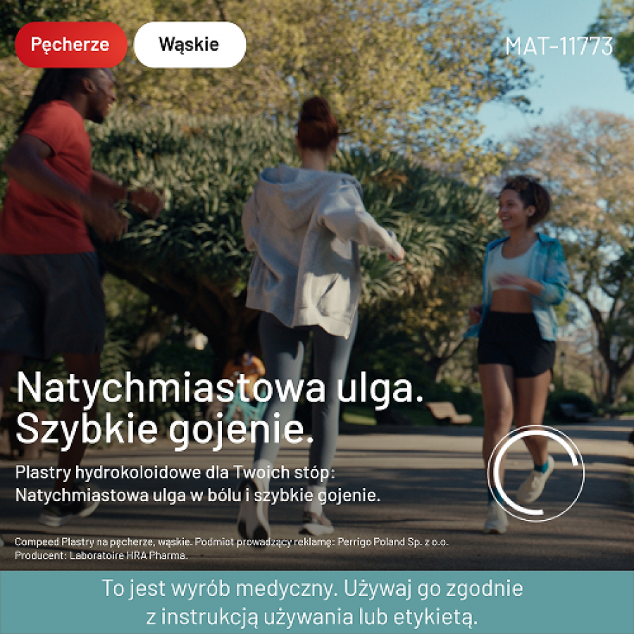 Miniaturka artykułu - #0 Compeed Plastry na pęcherze wąskie, 6 szt.