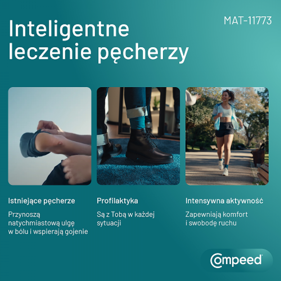 Zdjęcie produktu - 2 Compeed Plastry na pęcherze wąskie, 6 szt.