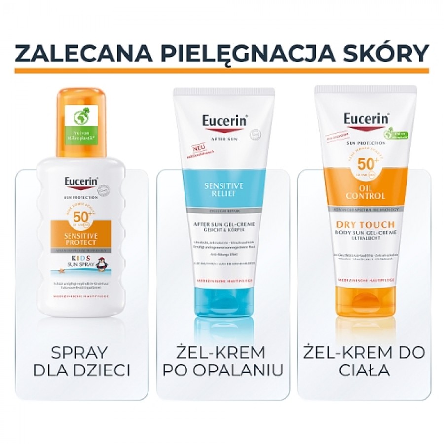 Zdjęcie produktu - 4 Eucerin Sun Oil Matujący spray z filtrem przeciwsłonecznym SPF50+, 200 ml
