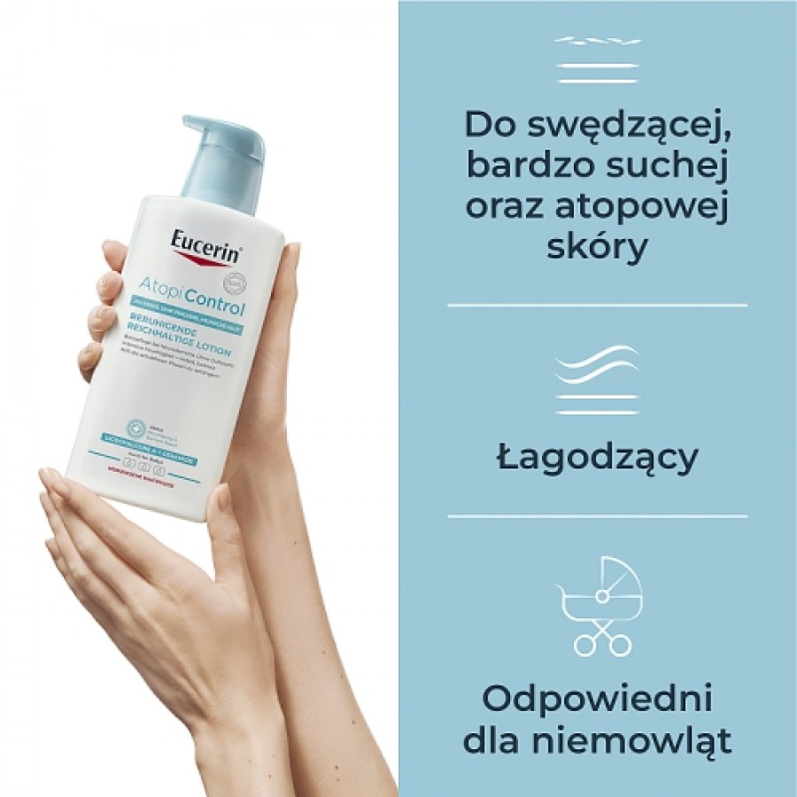 Miniaturka artykułu - #1 Eucerin AtopiControl Balsam do sk&oacute;ry atopowej, 400 ml