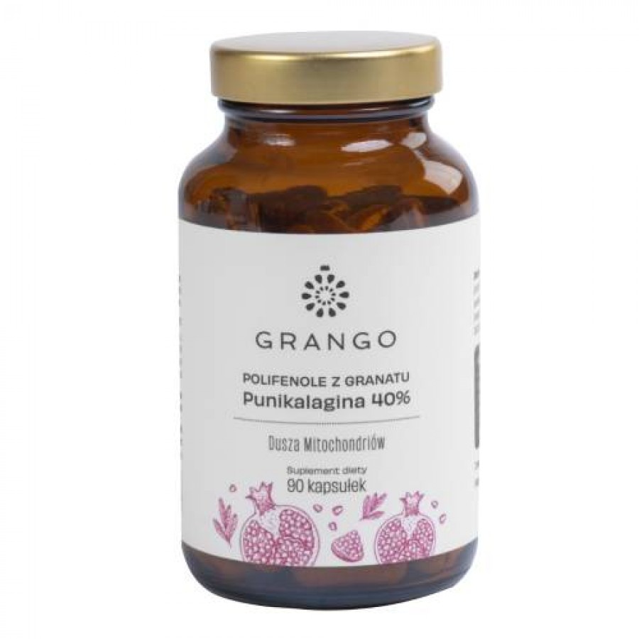 Miniaturka artykułu - #0 Grango Polifenole z granatu, 90 kaps.