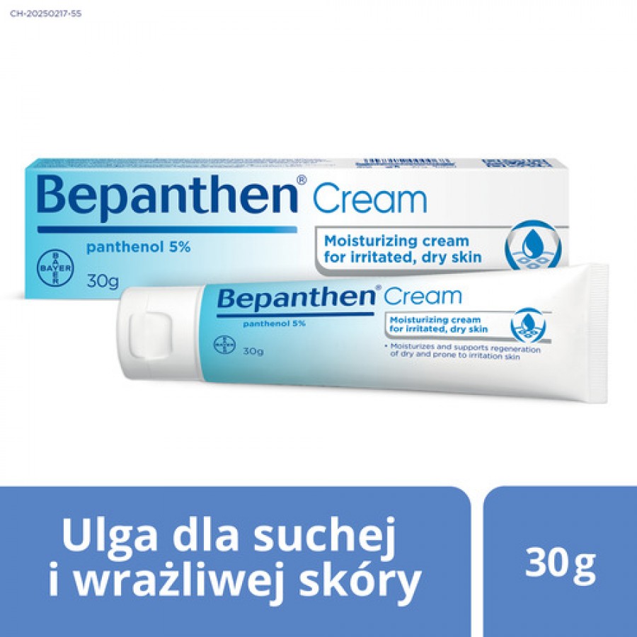 Zdjęcie produktu - 3 Bepanthen Cream krem do sk&oacute;ry suchej i podrażnionej, 30 g