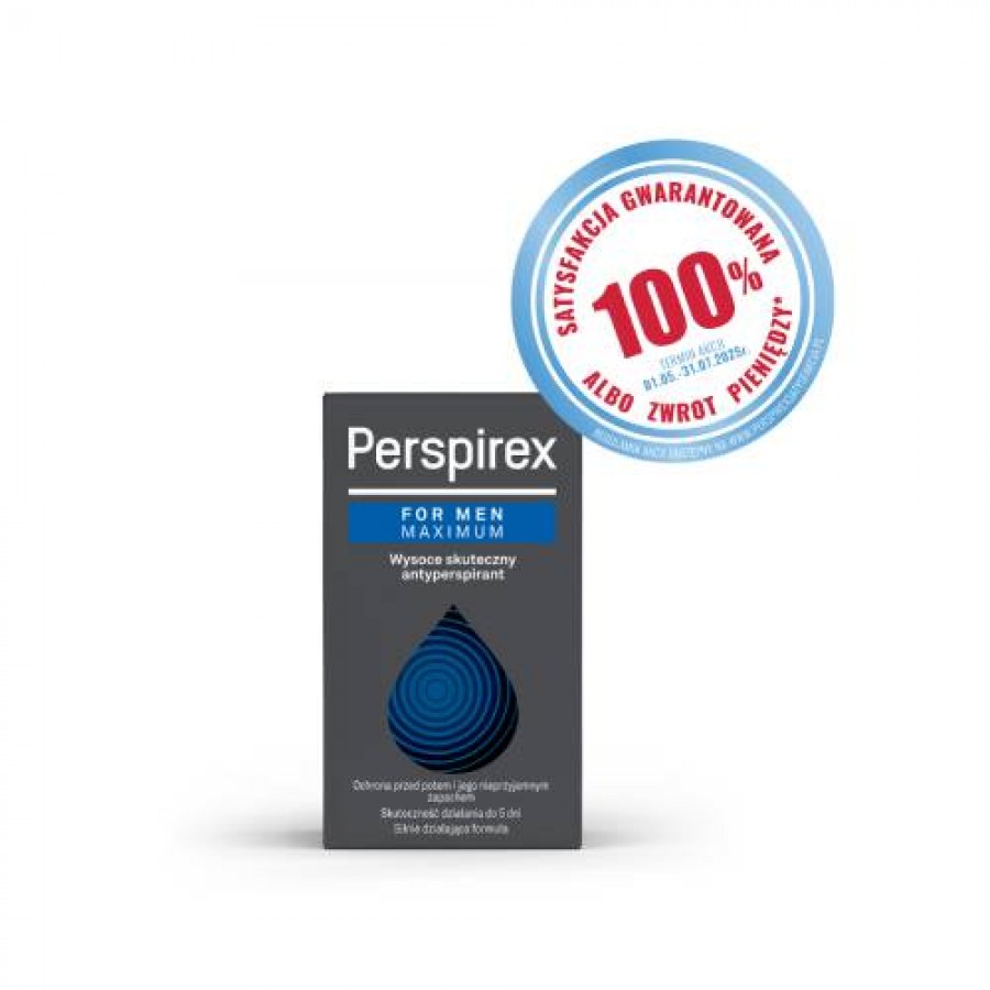 Miniaturka artykułu - #0 Perspirex Men Maximum Antyperspirant roll-on, 20 ml