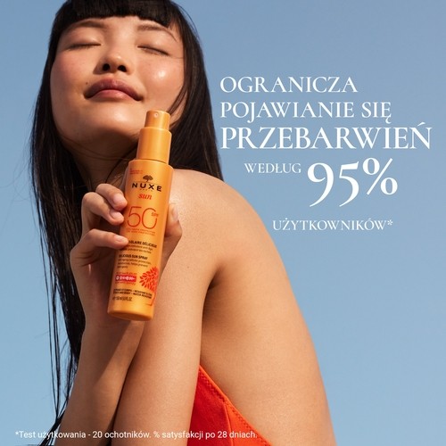 Miniaturka artykułu - #0 Nuxe Sun Zestaw Mleczko do opalania twarzy i ciała SPF50, 150 ml + Żel pod prysznic po opalaniu, 100 ml