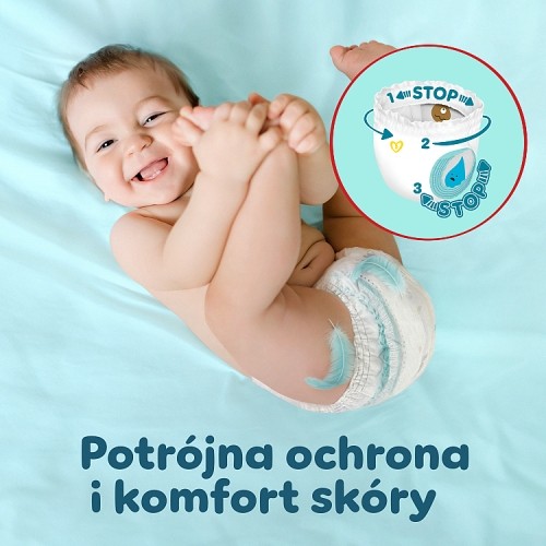Zdjęcie produktu - 0 Pampers Premium Care Pants 4 Pieluchomajtki dla dzieci 9&ndash;15 kg, 114 szt.