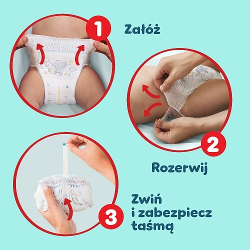 Zdjęcie produktu - 4 Pampers Premium Care Pants 4 Pieluchomajtki dla dzieci 9&ndash;15 kg, 114 szt.