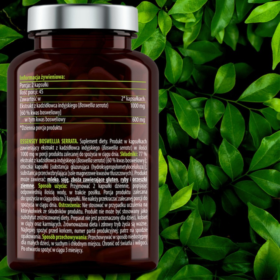 Zdjęcie produktu - 4 Essensey Boswellia serrata, 90 kaps.