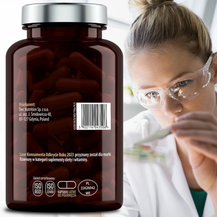 Zdjęcie produktu - 3 Essensey Glukozamina + Chondroityna + MSM, 120 kaps.
