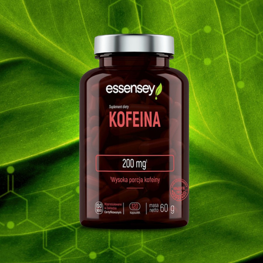 Zdjęcie produktu - 2 Essensey Kofeina, 120 kaps.