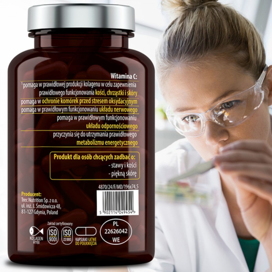Zdjęcie produktu - 3 Essensey Kolagen Rybi Forte 2200 mg, 120 kaps.