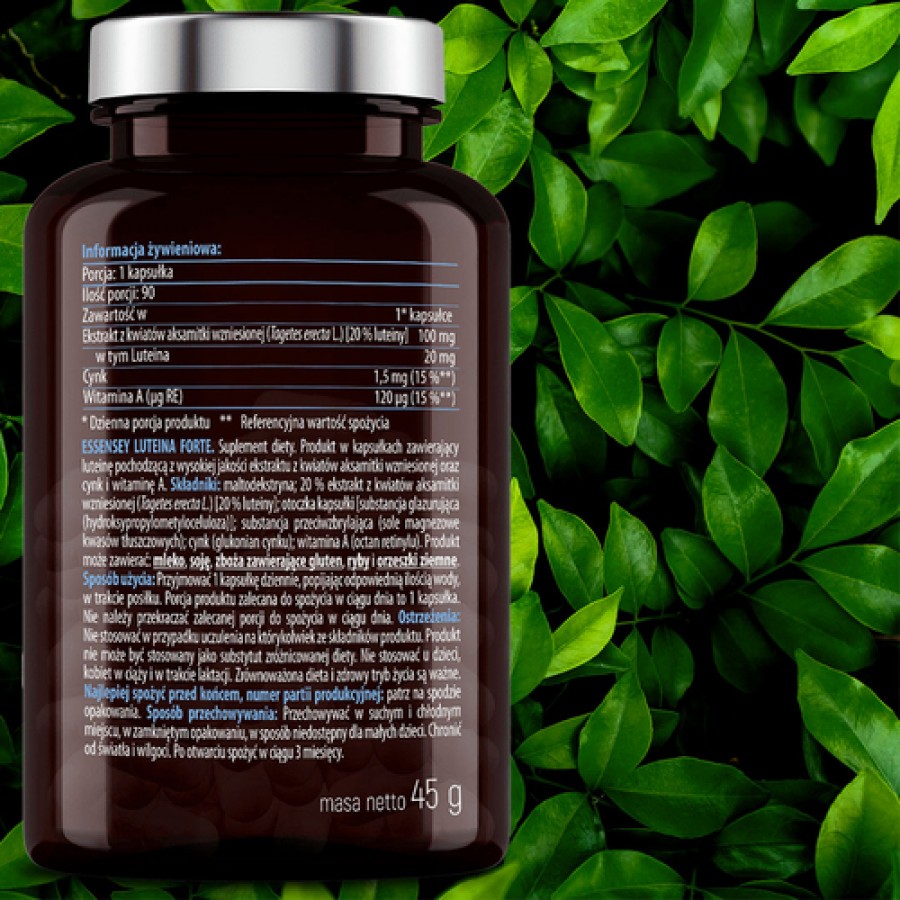 Zdjęcie produktu - 4 Essensey Luteina Forte, 90 kaps.