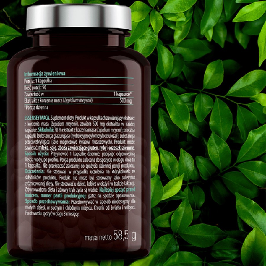 Zdjęcie produktu - 4 Essensey Maca, 90 kaps.