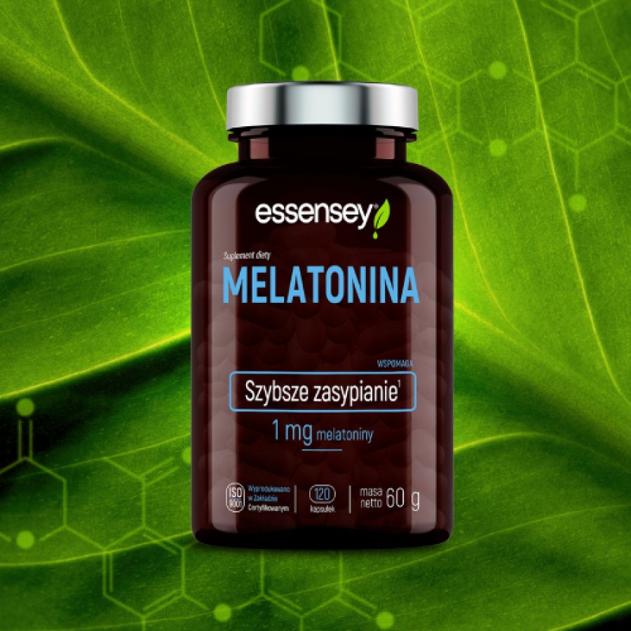 Zdjęcie produktu - 2 Essensey Melatonina, 120 kaps.