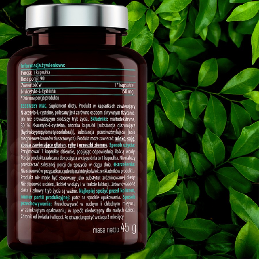Zdjęcie produktu - 4 Essensey NAC, 90 kaps.