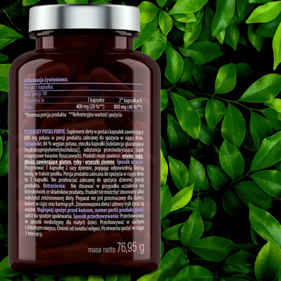 Zdjęcie produktu - 4 Essensey Potas Cytrynian, 90 kaps.
