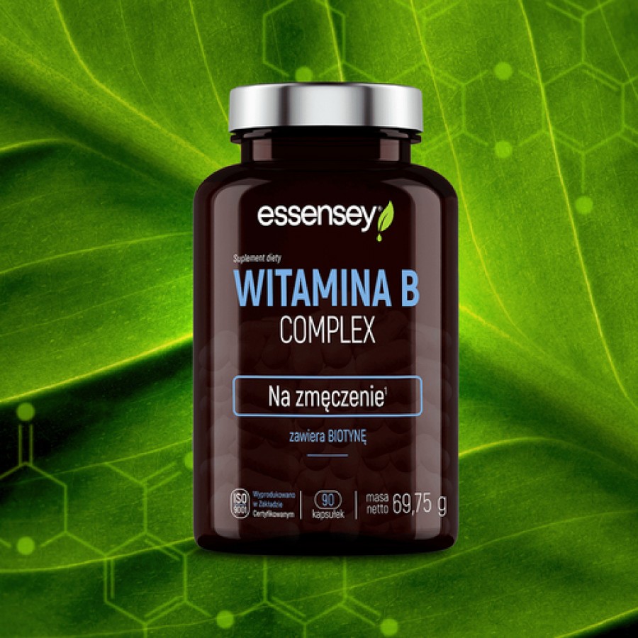 Zdjęcie produktu - 2 Essensey Witamina B Complex, 90 kaps.