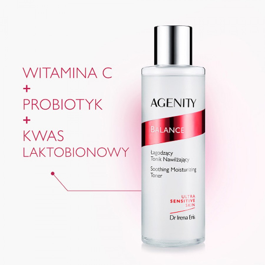 Miniaturka artykułu - #0 Agenity Balance Łagodzący tonik nawilżający, 200 ml