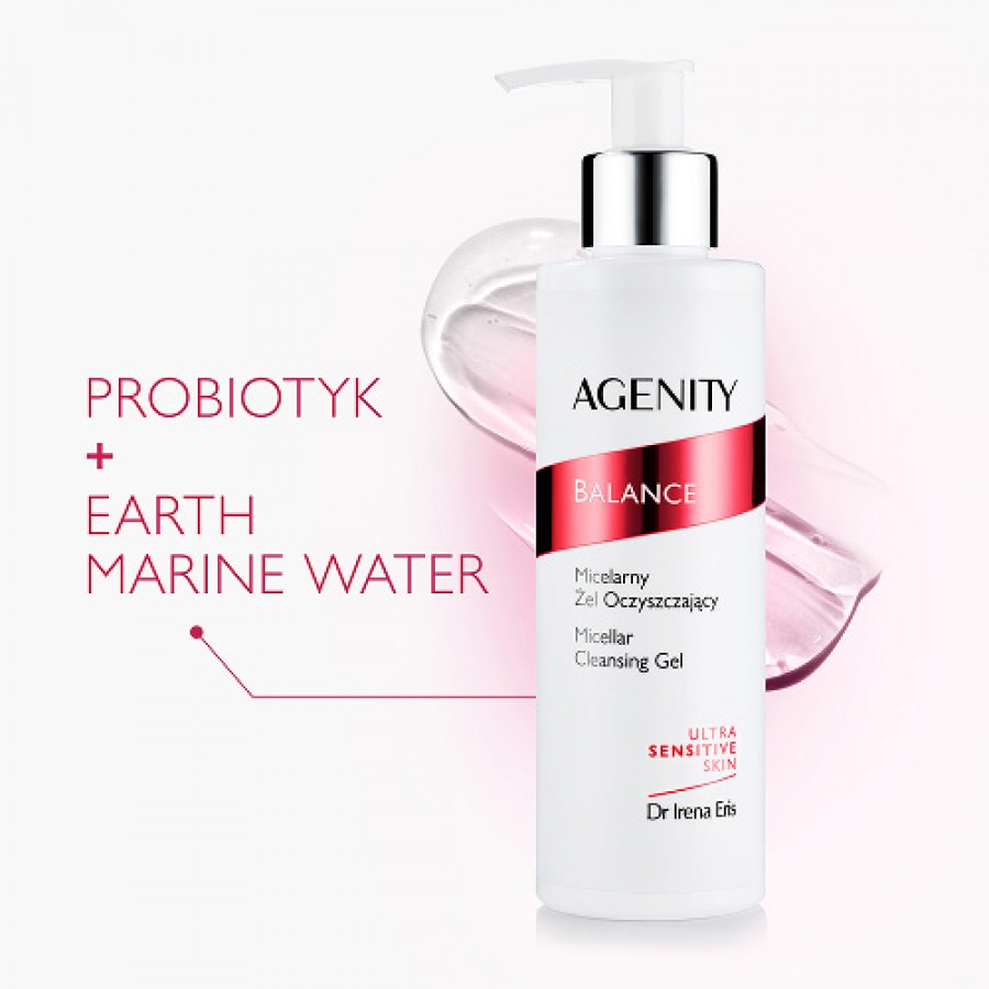 Miniaturka artykułu - #0 Agenity Balance Micelarny żel oczyszczający, 190 ml
