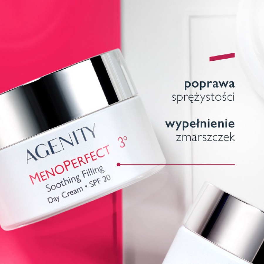 Miniaturka artykułu - #1 Agenity Menoperfect Łagodzący krem wypełniający na dzień SPF 20, 50 ml