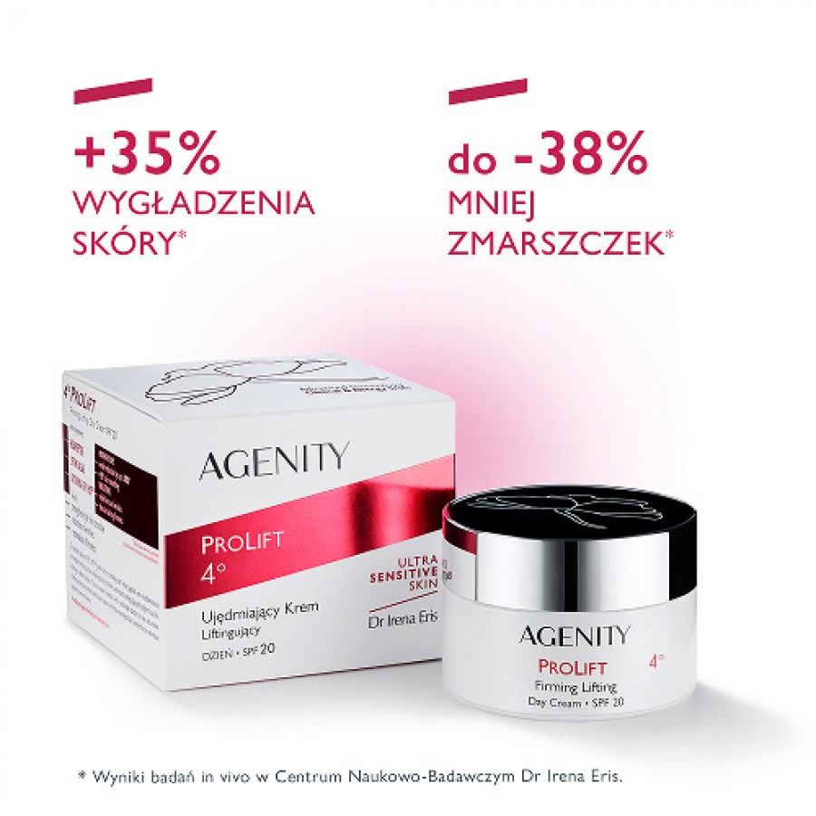 Miniaturka artykułu - #0 Agenity ProLift 4&deg; Ujędrniający krem liftingujący na dzień SPF20, 50 ml