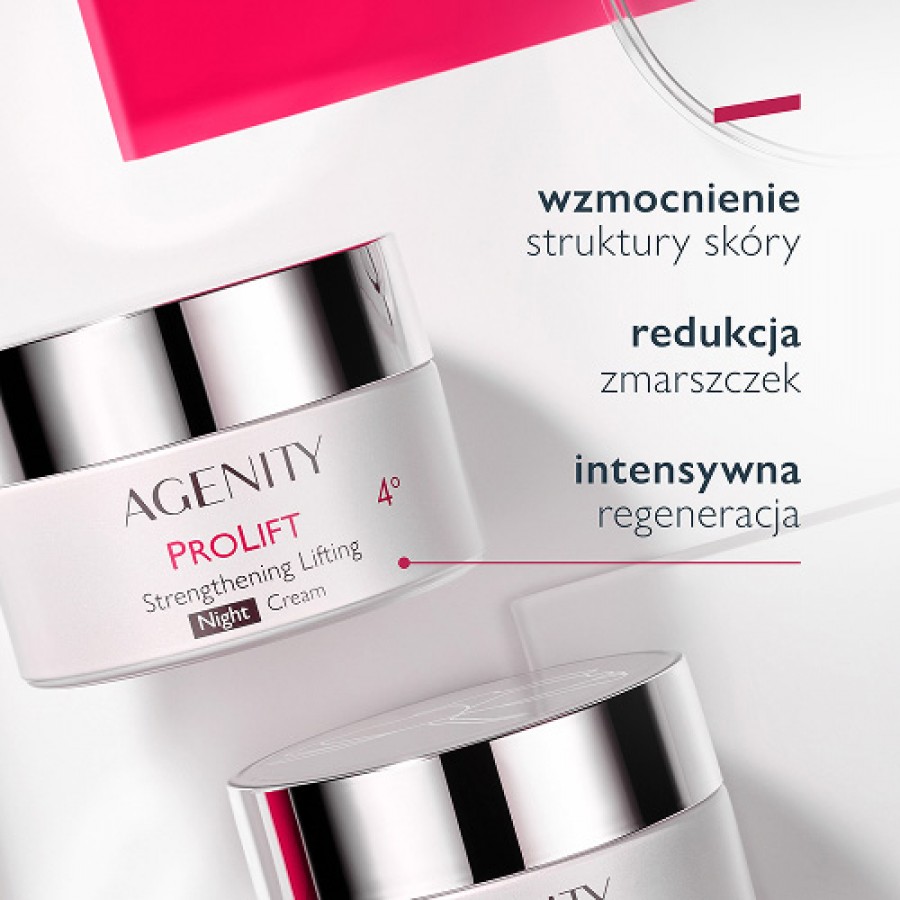 Miniaturka artykułu - #1 Agenity Prolift Wzmacniający krem liftingujący na noc, 50 ml