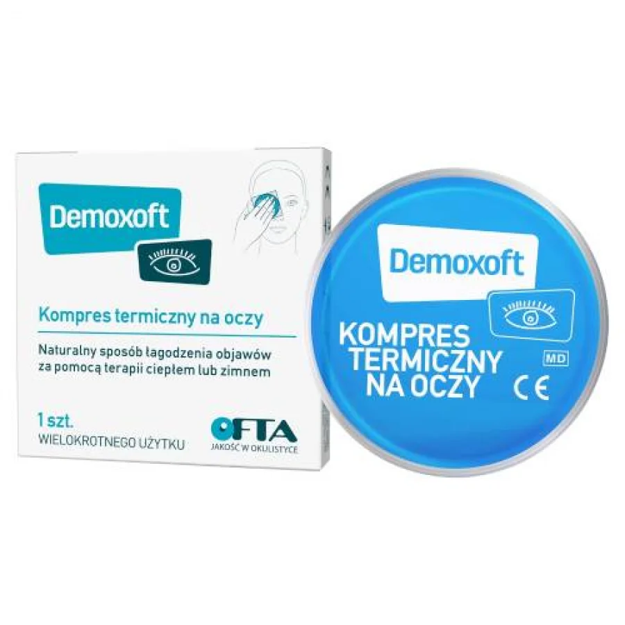 #0 – Demoxoft Kompres termiczny na oczy, 1 szt.