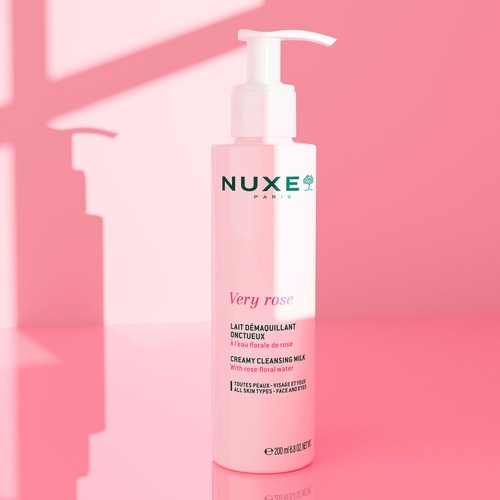 Miniaturka artykułu - #1 Nuxe Very Rose Kremowe mleczko do demakijażu, 200 ml