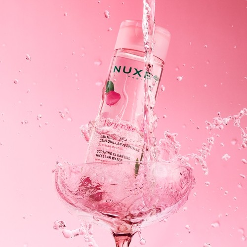 Miniaturka artykułu - #1 Nuxe Very Rose Łagodząca woda micelarna 3 w 1, 400 ml