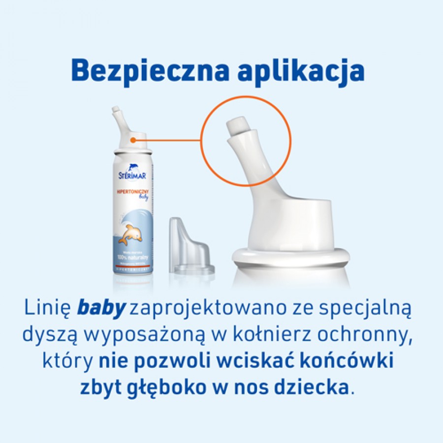 Zdjęcie produktu - 3 STERIMAR BABY Hipertoniczny z  miedzią - 50 ml 