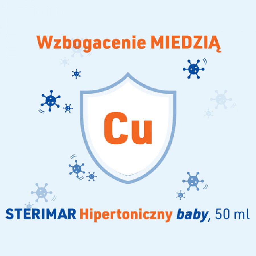 Zdjęcie produktu - 4 STERIMAR BABY Hipertoniczny z  miedzią - 50 ml 